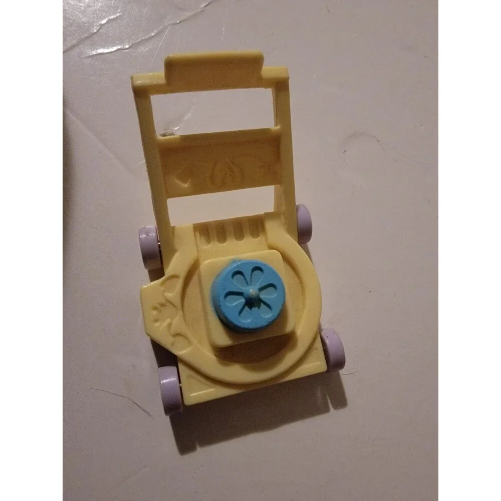 Fisher Price Precious Places Replacement Piece 80s Vintage Doll House Lawn Mower